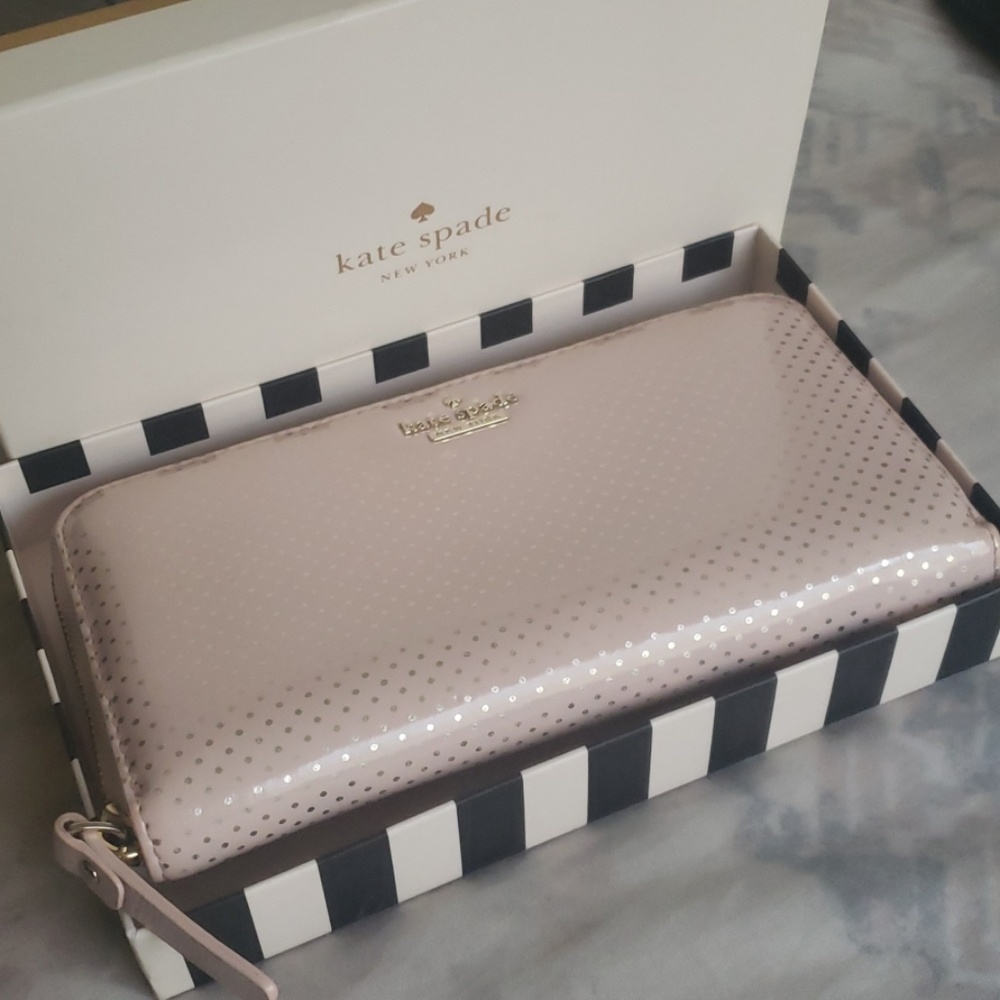 Kate Spade Lilac Street Dot Lacey Ballet Wallet